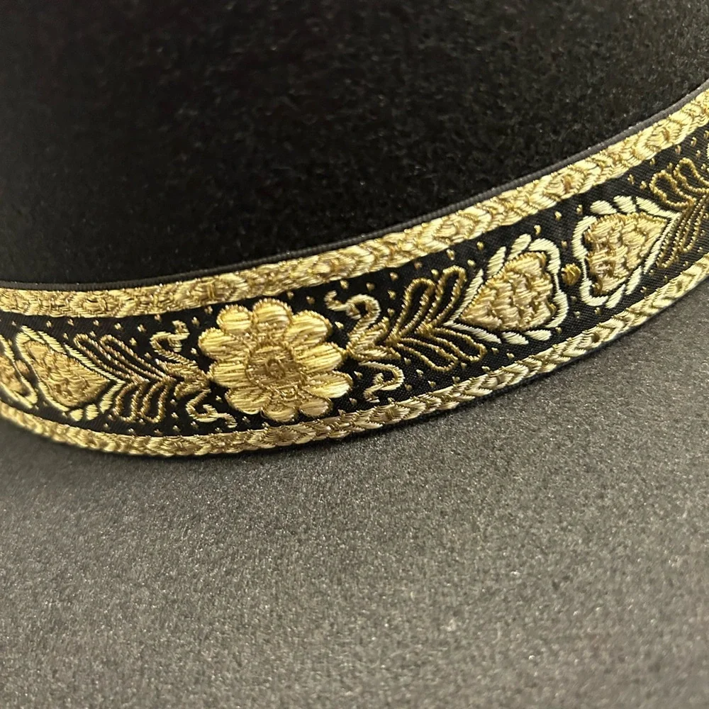 Western Style Black Hat‎